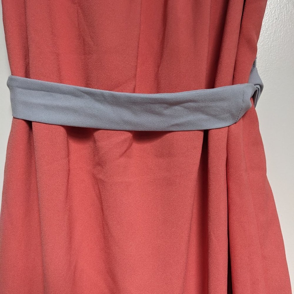 NWOT Ya Los Angeles Coral & Silver Dress Size S - Picture 10 of 16